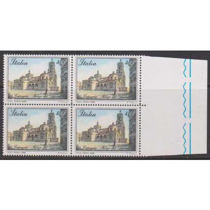 ITALY 1989 Artistic Heritage-Catanzaro Piazza Del Duomo. MNH (p462)