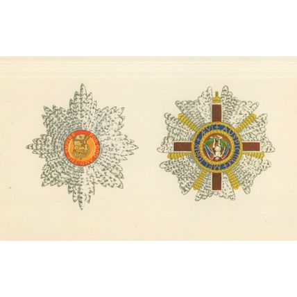 St Michael Saint George 2x Shield Postcard