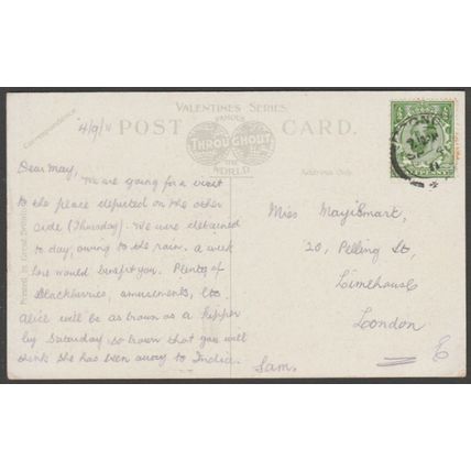 At Black Rabbit, Arundel, Sussex, 1911 - Valentine's Postcard
