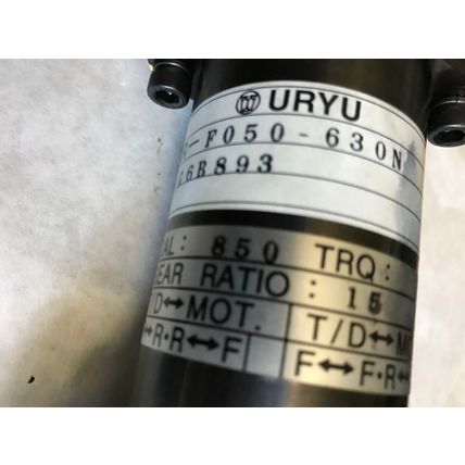 URYU UNR-F050-630N,TM-085,VLBST-U01520 NUT RUNNER,CAL850,BS VLBST SERVO MOTOR,TD