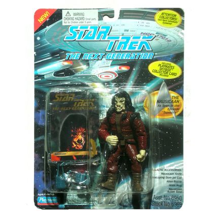 1994 Star Trek Action Figure - The Nausicaan #64344 / No Price Sticker