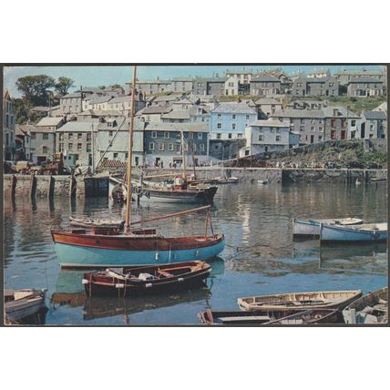 The Harbour, Mevagissey, Cornwall, 1960 - J Arthur Dixon Postcard