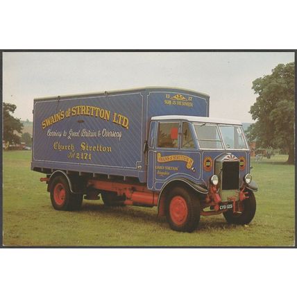 Albion SPP557 5-Ton Box Van - Transicard Postcard