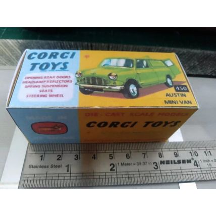 CORGI No450 Minivans empty hand crafted boxes