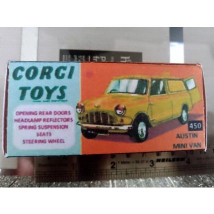 CORGI No450 Minivans empty hand crafted boxes