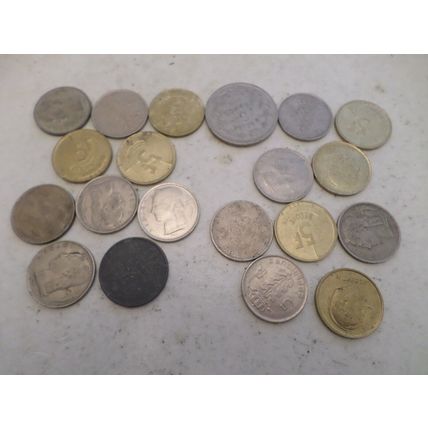 Belgium - 20 differently dated - 5 franc coins