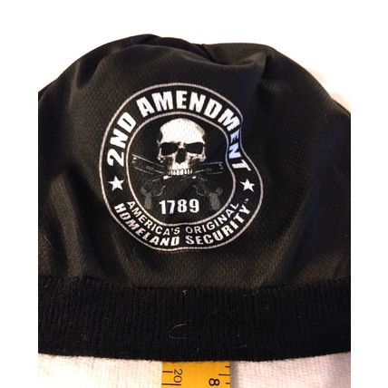 2ND AMENDMENT HOMELAND SECURITY 1789 SKULL CAP HAT BEANIE BIKER HOT LEATHERS