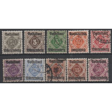 Mi: 134/43 used 1919 Cat € 97