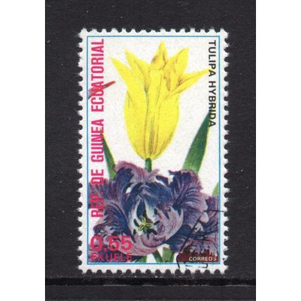 Equatorial Guinea - 1979 - 0.55Ek Flowers, Used