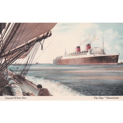 B305 CUNARD WHITE STAR - THE NEW MAURETANIA