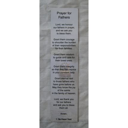Bookmark - Prayer for Fathers