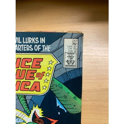 DC COMICS JUSTICE LEAGUE OF AMERICA #247 FEB 1986 (VFN) COMIC (LL)
