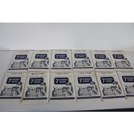 VTG TRU VUE Lot 3 D STEREOSCOPE VIEW 27 Card Sets Around the World Master Views