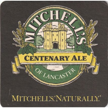 BEER MAT - MITCHELLS BREWERY - CENTENARY ALE - (Cat No 021) - (1987)
