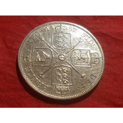 1887 Victoria Double Florin.