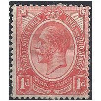 South Africa 1910 SG4 1d Rose-Red Mounted Mint . . .