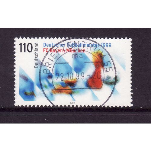 GERMANY 1999 110pf FC BAYERN MUNICH FOOTBALL SG 2923 FINE USED#