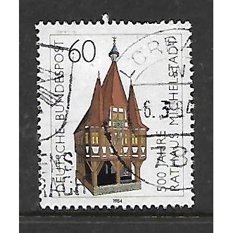 GERMANY 1984 60pf MICHEL STADT TOWN HALL SG 2050 FINE USED