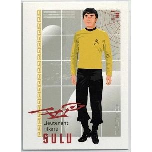 STAR TREK ' ANIMATED series ' card # U 6 SULU ( 2014 )