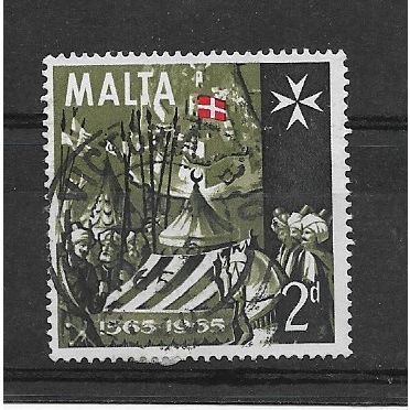 Malta.SG352 2d Turkish Camp.Fine Used.Jan20