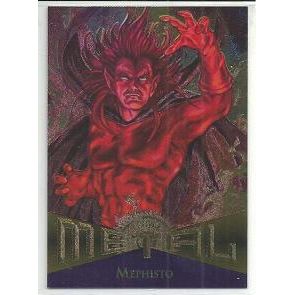 MARVEL METAL card # 34 MEPHISTO