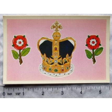 old postcard St Edwards Crown