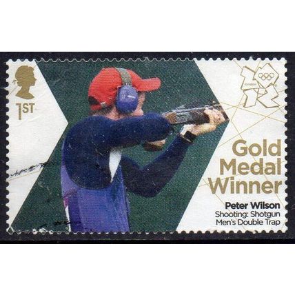 GB 2012 Olympic Gold Medal Winners - Peter Wilson, Men's Double Trap 1st Used