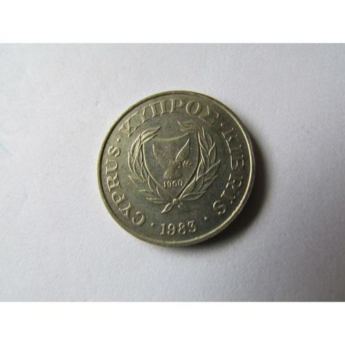 1983 CYPRUS FIVE CENTS FREE POST. Y