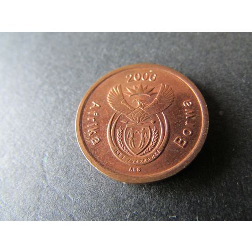 2006 SOUTH AFRICA FIVE CENTS FREE POST. O