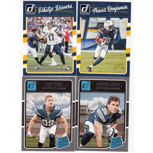 2016 Donruss Football San Diego Chargers team set - 12 NFL cards- Factory Fresh!