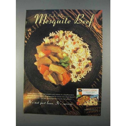 1996 Stouffer's Lean Cuisine Mesquite Beef Ad