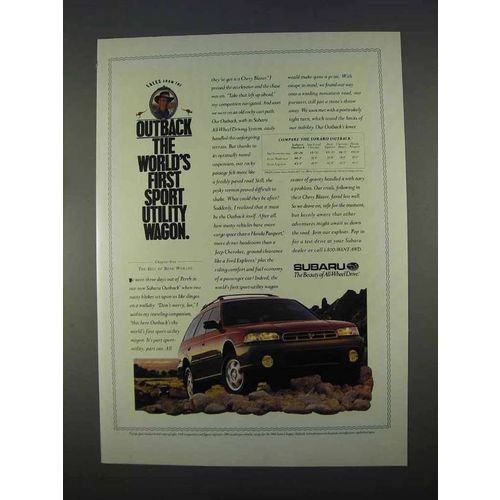 1996 Subaru Outback Ad - First Sport Utility Wagon
