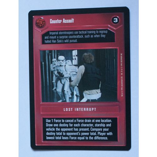 Star Wars CCG: Premier Limited # Counter Assault (A) dark 1995 decipher