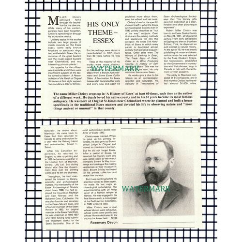 (7142) Miller Christy Essex - 1985 2-Part Cutting