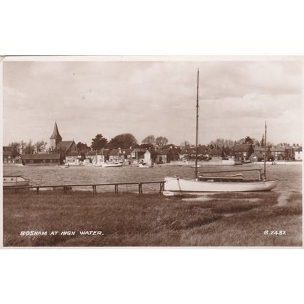 Bosham at High Water Sussex Postcard (SX77780)