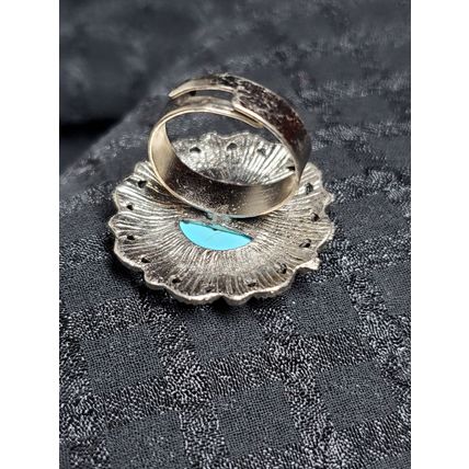 Ana Sterling Silver & Genuine Turquoise Ring