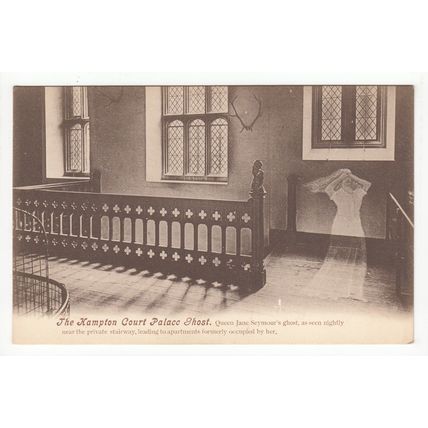 Queen Jane Seymour's Ghost Hampton Court Palace Postcard