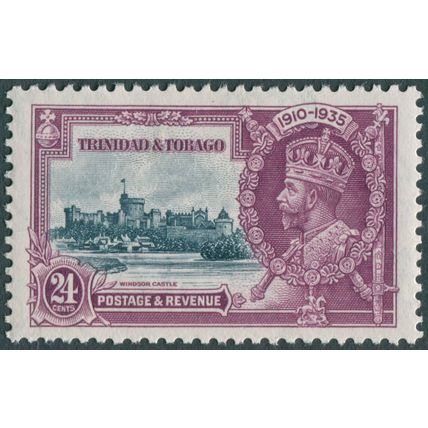 Trinidad & Tobago 1935 24c slate & purple SG 242 unused