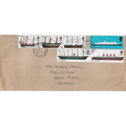 GB 1969 British Ships set FDC Colchester pm