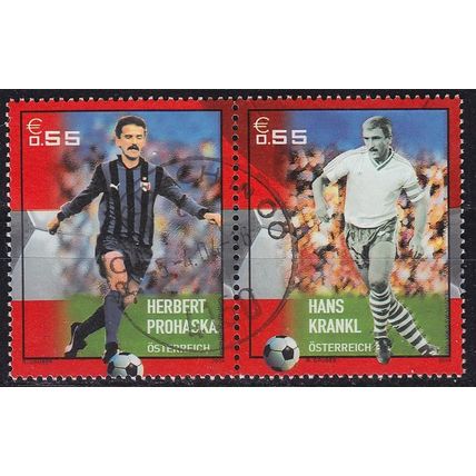 ÖSTERREICH AUSTRIA [2004] MiNr 2456+57 ( O/used ) Fußball