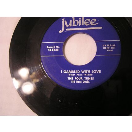 The Four Tunes 45-MARIE/I GAMBLED WITH LOVE