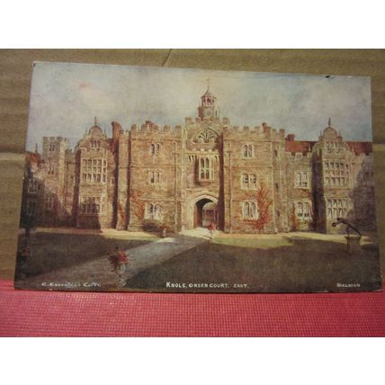 KNOLE HOUSE, SEVENOAKS, by C Essenhigh Corke unused postcard 1907 by J Salmon =