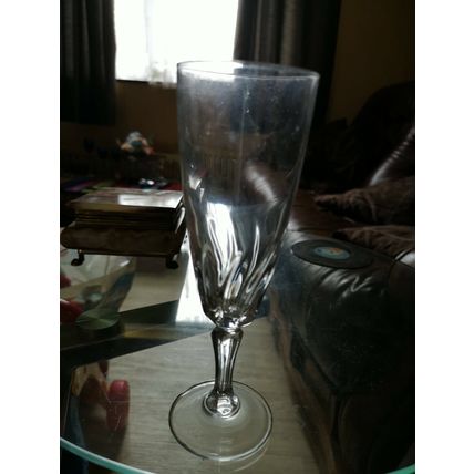Cut Glass Champagne Flute France