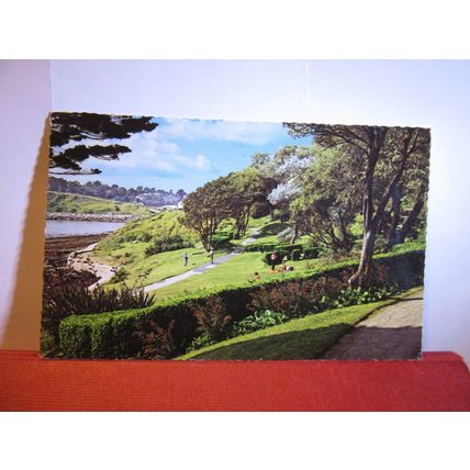 THE NOTHE GARDENS, WEYMOUTH, DORSET. used postcard by Constance 1973 pm =