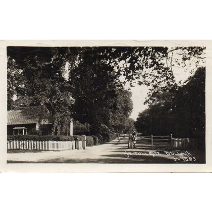 The Toll Gate Dulwich London 1931 Original Real Photo Postcard (96L)
