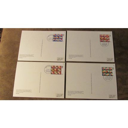 1979 GB PHQ FDI Postcard set - European Elections / Politics - Eastbourne frank