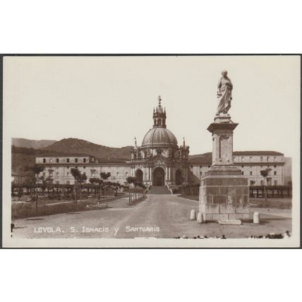 San Ignacio y Santuario, Loyola, Azpeitia, c.1940s - Foto Tarjeta Postal