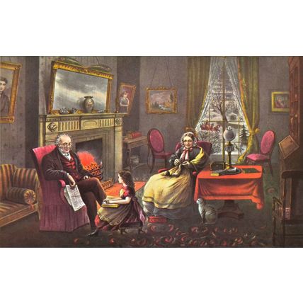 FOUR SEASONS OF LIFE: OLD AGE 1952 Charles Parsons - Lyman W. Atwater PRINT