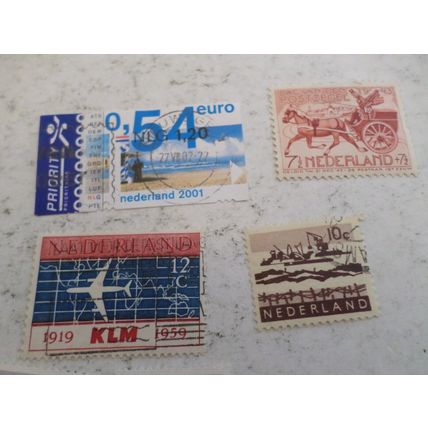 Netherlands - Stamps. a selection of 12 different stamps