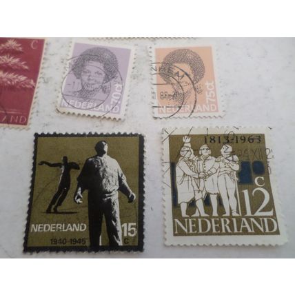 Netherlands - Stamps. a selection of 12 different stamps